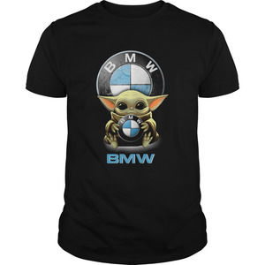 Baby Yoda Hug Bmw Shirt